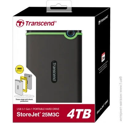   Transcend 4 TB StoreJet 25M3C (TS4TSJ25M3C)