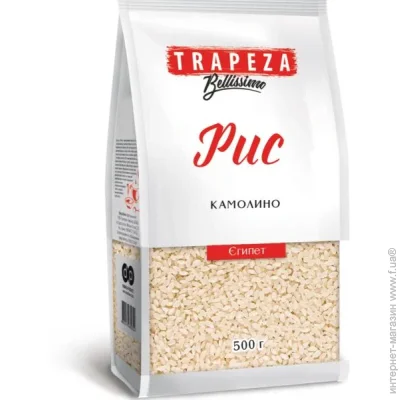 Крупа Trapeza Рис Трапеза Камоліно Єгипет 500 г Крупа Trapeza Рис Трапеза Камоліно Єгипет 500 г