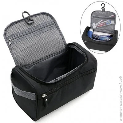 Косметичка органайзер подвесная Сундук Travel bag черный (2531-2019) Косметичка органайзер подвесная Сундук Travel bag черный (2531-2019)