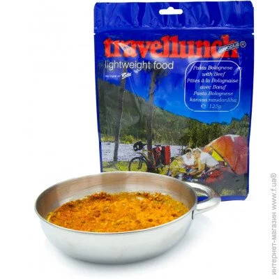 Travellunch  Pasta Bolognese with Beef 125  250 -2  250 -2  (50238)