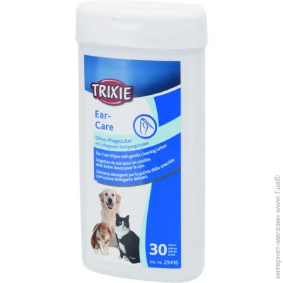 Trixie Серветки для догляду за вухами 30 шт (4011905294162) Trixie Серветки для догляду за вухами 30 шт (4011905294162)