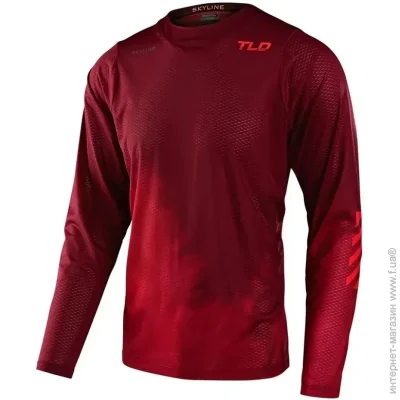 Troy Lee Designs  TLD Skyline Air LS Jersey Fades Berry Wine S (1106-345606012)