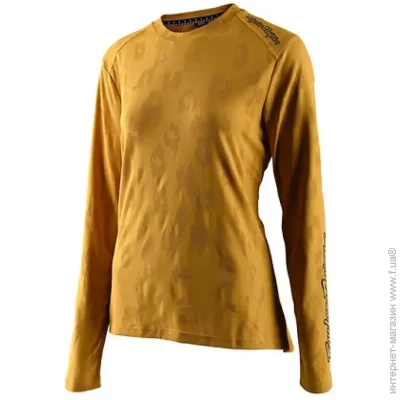 Troy Lee Designs  TLD Wmns Lilium LS Jersey JacqGuard Honeybee Yellow S (1106-358419012)