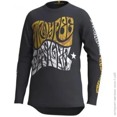 Troy Lee Designs  TLD Young Flowline LS Jersey Tripper Black L (1106-365952014)