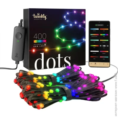 Twinkly  Smart LED Dots Lights RGB 400 IP44 20 USB-C   (TWD400STP-BEU)