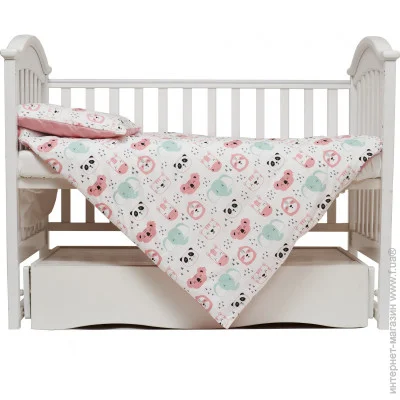    Twins 90x120     3  Zoo 3022-TZ-08, pink,  (17276)
