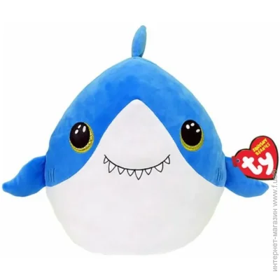    TY Squish-A-Boos  "FINSLEY" 40  (39366)