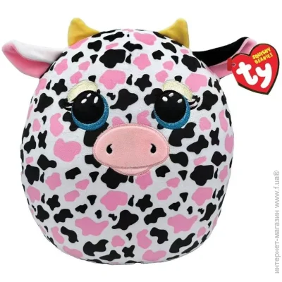    TY Squish-A-Boos   MILKSHAKE 40  (39364)