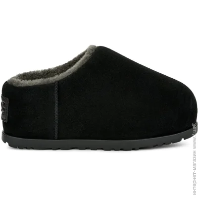 UGG W PUMPED SLIDE (1158215-BLK-38)