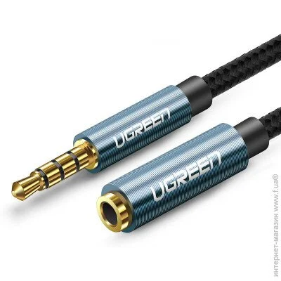  Ugreen AV118 3.5 mm Male to 3.5 mm Female 1  Blue (40673)