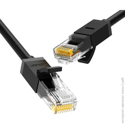 Ugreen - NW102 Cat 6 U/UTP Lan Cable 1.5m Black (60545)