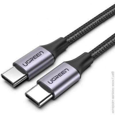 Ugreen  USB 2.0 Type-C M-M, 2 , (18W) , Round Cable Nickel Plating Aluminum Shell US261 UGREEN (50152)