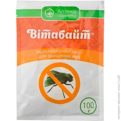 Ukravit Средство от Мух Витабайт 100 г (Порошок) (46489) Ukravit Средство от Мух Витабайт 100 г (Порошок) (46489)