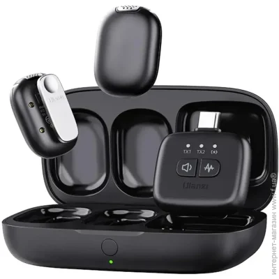  Ulanzi    Vijim A30 Tiny Microphone A014GBB2 A30 Black (2576177465)