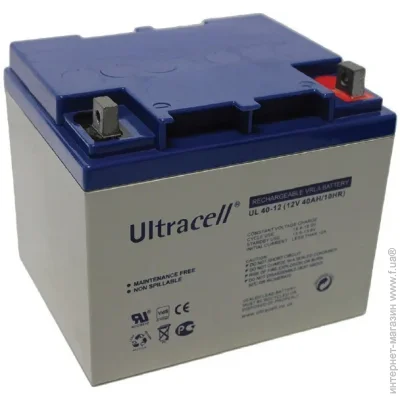    Ultracell  AGM UL40-12 12  40 