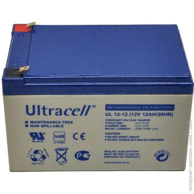    Ultracell UL12-12 12V/12Ah AGM