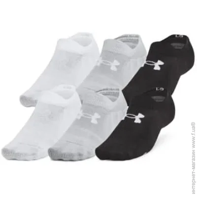  Under Armour Essential 6-Pack Ultra Low (1386240-002-SM)