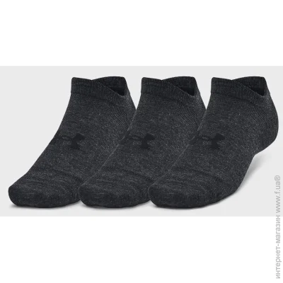  Under Armour UA Essential No Show 3pk (1382623-001-MD)