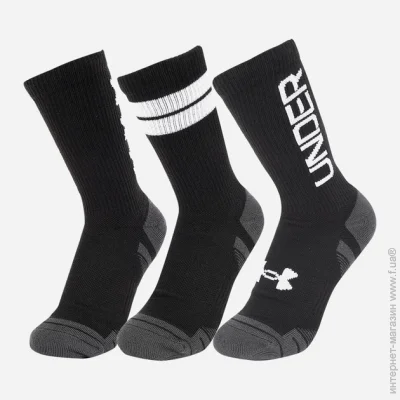  Under Armour  UA Perf Tech Nov 3pk Crew   M (1379515-002 M)