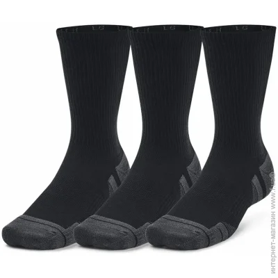  Under Armour UA Performance Tech 3pk Crew (1379512-001-LG)