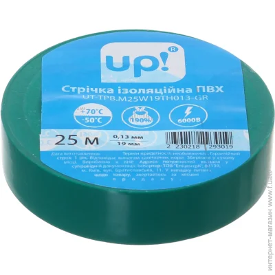 Underprice  0,1319  25    RLUT-0,13X19mmX25M-green