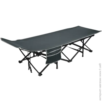 Underprice Раскладушка 190х67х38 см ткань оксфорд 600Д AMZ015-A темно-серый Underprice Раскладушка 190х67х38 см ткань оксфорд 600Д AMZ015-A темно-серый