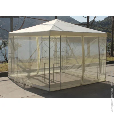 Павільйон Underprice садовий Indigo 3x3x2,6 м DU171 бежевий Павільйон Underprice садовий Indigo 3x3x2,6 м DU171 бежевий