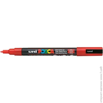  UNI Posca 0.9-1.3,  (PC-3M.Red)