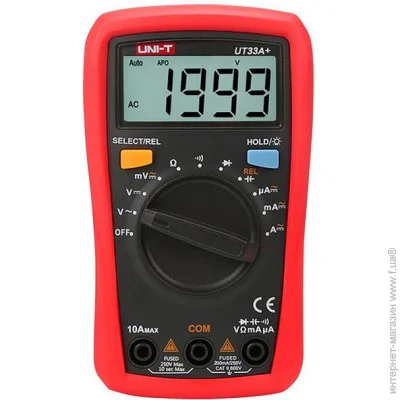  Uni-T UT33A+ : V, A, R