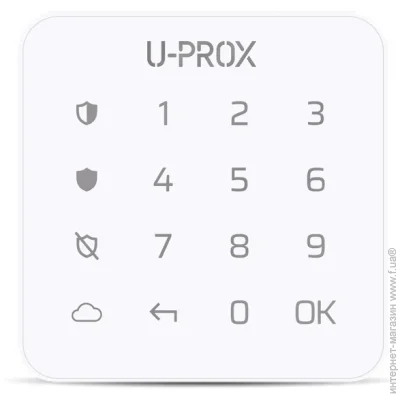 U-Prox  Keypad G1 white