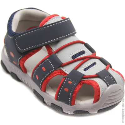 Ustar Global Сандалии для мальчика р.24 серый с красным UTSH-SK20039/red/24 Ustar Global Сандалии для мальчика р.24 серый с красным UTSH-SK20039/red/24