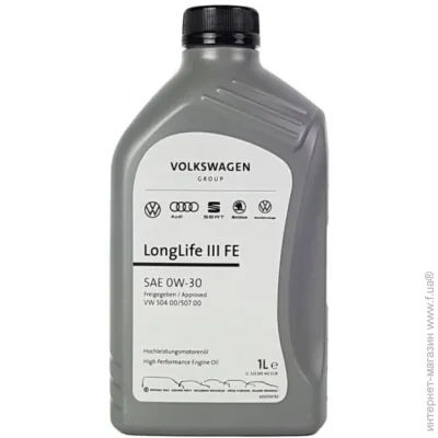   vag Volkswagen VAG Longlife III FE 0W-30 1  (GS55545M2)