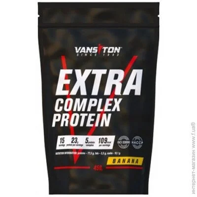  Vansiton Extra Complex Protein 450 g /15 servings/ Banana (000014098)