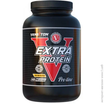  Vansiton Extra Protein 1400 g /46 servings/ Banana (000009433)