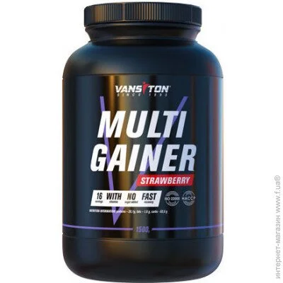  Vansiton Multi Gainer 1500 g /16 servings/ Strawberry (000009455)
