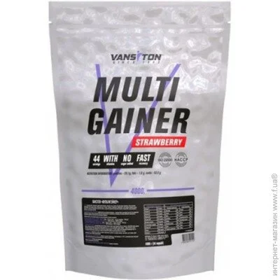  Vansiton Multi Gainer 4000 g /44 servings/ Chocolate (000014077)