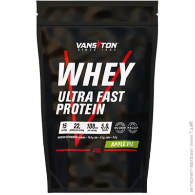  Vansiton Ultra Protein 450 g /15 servings/ Apple Pie (000026267)