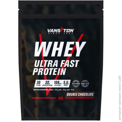  Vansiton Ultra Protein 900 g /30 servings/ Double Chocolate (000026268)