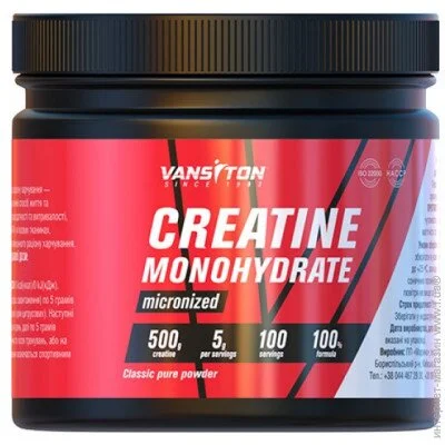  Vansiton Creatine Monohydrate, 500 
