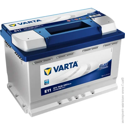   Varta 74Ah 680A E11 (0) (574 012 068)