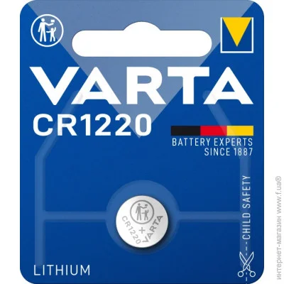 Varta  CR 1220 1 . (6220101401)