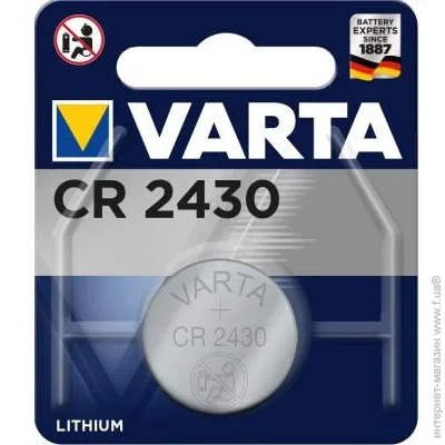  Varta CR 2430 BLI 1 Lithium (06430101401)