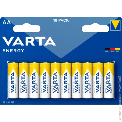 Батарейка Varta Energy AA 10 шт. Батарейка Varta Energy AA 10 шт.