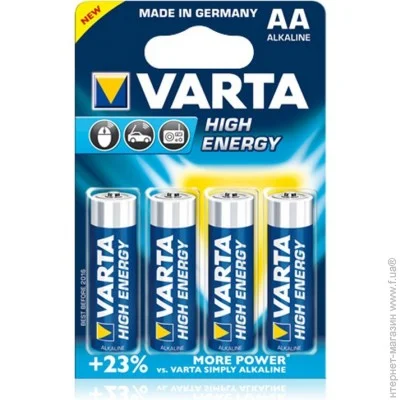  Varta AA High Energy Bli 4 Alkaline (04906121414)