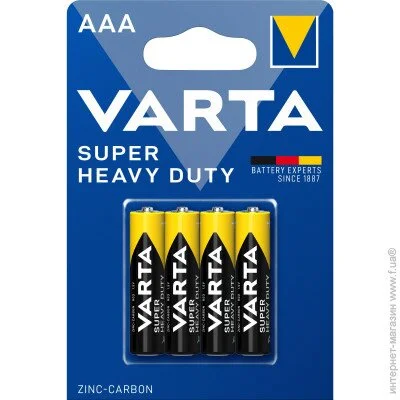 Varta  SUPERLIFE AAA BLI 4 ZINC-CARBON (4008496676187)