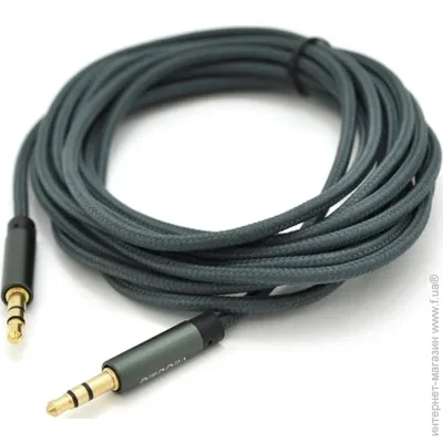   3.5mm M to 3.5mm M 3.0m black VEGGIEG (YT-AUXGJ(M)/(M)-AB-3)