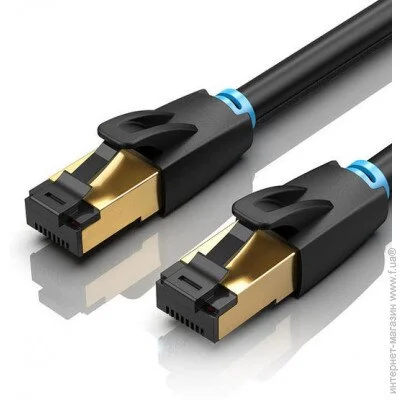 - Vention CAT 8 SFTP Ethernet, 1 m, Black (IKABF)