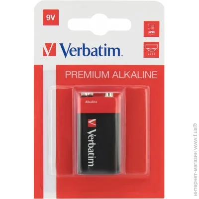  Verbatim Alkaline Krona 9V (49924)