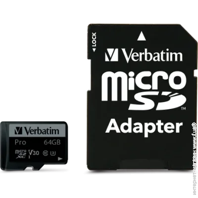Verbatim  ' PRO SDXC 64  ( UH-3 )   (47042)