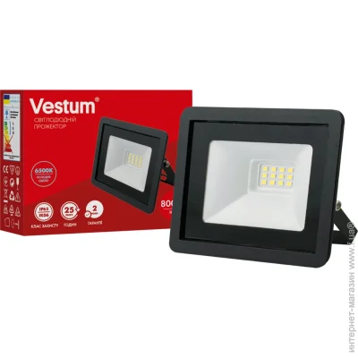 Vestum   10W 6500K 180-260V IP65 1-VS-3013